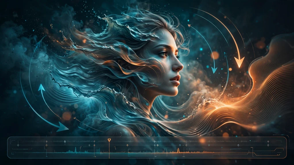Illustration of the image-to-video AI workflow animating a still image