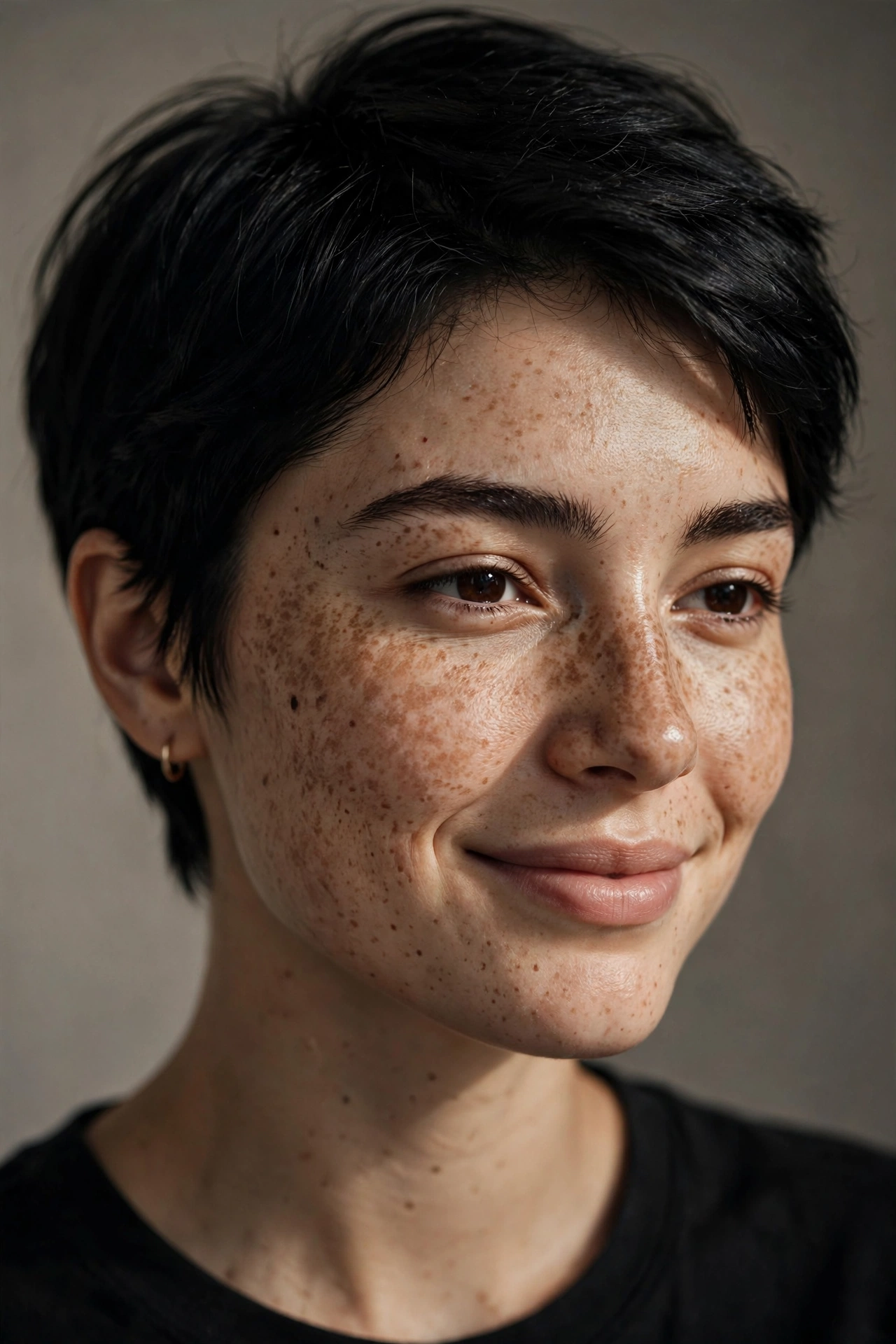 AI video character portrait close-up example